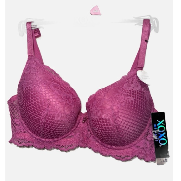 XOXO- NWT violet lace push up bra - Picture 3 of 7
